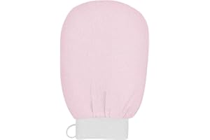 Smileshiney Guanti esfolianti per il corpo, guanti esfolianti per scrubber per il corpo - Esfoliante per la pelle con anello appendibile,Guanto da bagno con passante per appendere le cellule del corpo