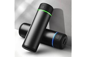 URBZUE Chauffe-Mains Rechargeables, Chauffe Main Electrique, Chaufferette Main Reutilisable, Batterie Externe 5000mAh *2, 3 Modes de Chauffage, Cadeaux pour Femmes Hommes, Raynaud, Golf, Camping, Randonnée