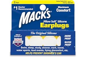 Mack's Pillow Soft Silicone Putty Ear Plugs - Pairs by Mack's