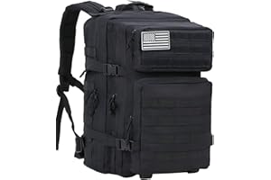 SUPERSUN Military Tactical Backpack Molle Bag 45 Liter Large Bag Rucksack