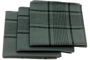 MFH Unbekannt Mouchoir Militaire, Format 50 x 50 cm, 3 ER, Gris, Taille Unique