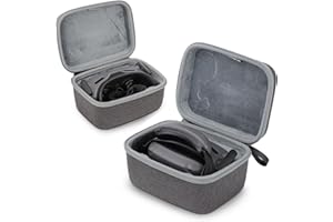 RC GearPro Goggles 3 Tragetasche mit Karabinerhaken Stoßfest Hartschalenkoffer Tragbare Reisetasche Protektor Handtasche für DJI Avata 2 Goggles 3 / Avata Goggles 2