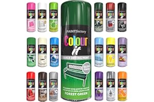 Classic Signature - 1 x All Purpose Forest Green Aerosol Spray Paint 400ml Quick Drying Spray, Fast Dry and Excellent Coverage for Metal, Wood, Plastic and More