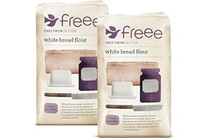 FREEE Doves Farm Gluten & Wheat Free White Bread Flour Blend (1Kg) - Pack of 2