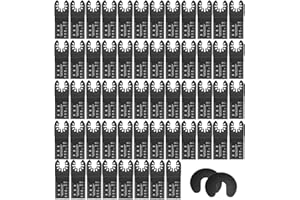 52Stk Multitool sägeblätter kit, Multifunktionswerkzeug Zubehör Oszillierendes Zubehör Set Schnellspanner für Fein Multimaster Multitool Makita Einhell Marke: STEEIRO