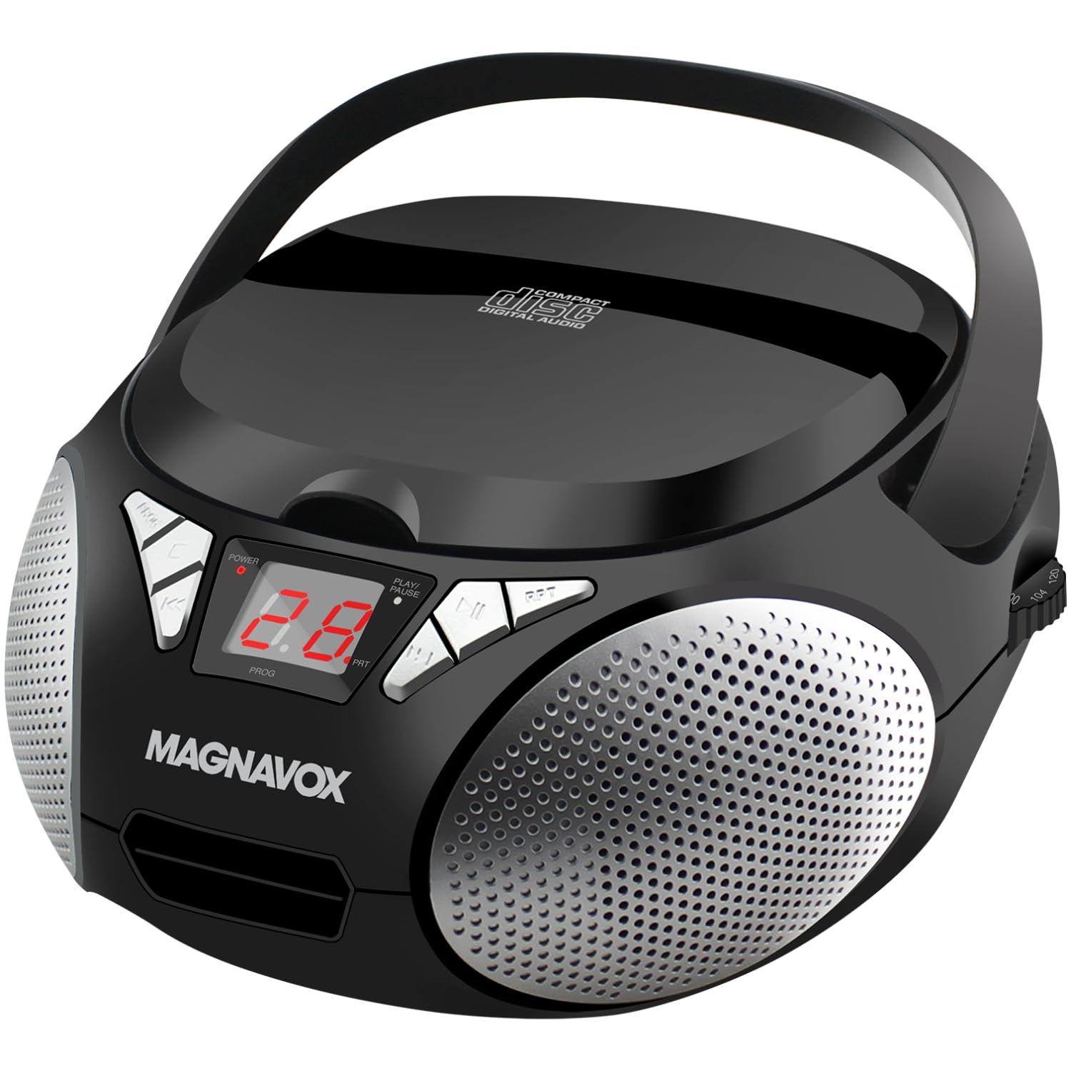 Review of Magnavox MD6924 New CD Boombox Black Performance and Features