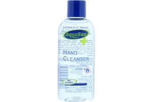 malibu Aquasan 100Ml Anti Bacterial Hand Cleanser Sanitiser, 65% Alcohol,