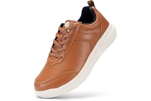 Fitville Extra Wide Buty Codzienne Męskie Super Miękkie Skórzane Trampki Sportowe Klasyczne Buty Sportowe Biznesowe Buty Sportowe Na Co Dzień Oddychające Buty Do Chodzenia