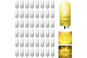 GBKDQQ 50 luci a LED, luce bianca calda, con interruttore, per lanterne di carta, per compleanno, matrimonio, Natale, feste, 50 pezzi