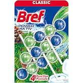 Bref Power Active &Ccedil;am Kokulu 3'l&uuml; Klozet Bloğu 3 x 50 g