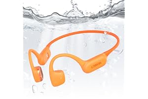 LOBKIN Kopfhörer Schwimmen,IPX8 wasserdichte Unterwasser Knochenschall Kopfhörer Bluetooth 5.4,Open Ear Bone Conduction Headphones mit MP3 Player 32G, Kabellos für Schwimmen,Laufen,Radfahren