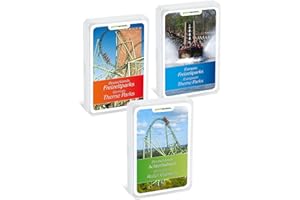 Hopeville Freizeitpark Quartett 3er-Set, Kartenspiele | Deutschlands Freizeitparks, Europas Freizeitparks und Deutschlands Achterbahnen | Trumpf und Quartett in Deutsch und Englisch von PARKSCOUT