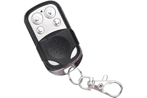 XUENIU Universal 433MHz Garage Door Remote Control Key Fob Wireless Electric Gate Opener Control Key with 4 Buttons for Electric Retractable Doors Safety Bar Roller Shutters Car Garage Door Gate