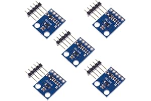 Hailege 5pcs GY-302 BH1750 BH1750FVI Digital Light Intensity Light Brightness Sensor Illumination Module