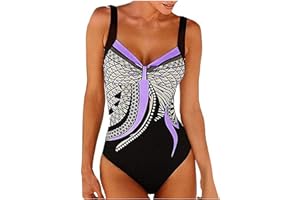 uxxnjfg 2025 Costume Intero Donna Contenitivo Push Up Costume Interi Brasiliana Vita Alta Sexy Trikini Beach Swimsuit Eleganti con Controllo della Pancia