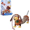 Just Play Disney and Pixar Toy Story Slinky Dog Jr Pull Toy, Toys for 3 Year Old Girls and Boys, Officially Licensed Kids Toys for Ages 18 Month
