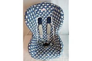 moon-bebe Funda Universal para Silla de Coche Grupo 1-2-3 Azul (nuves)
