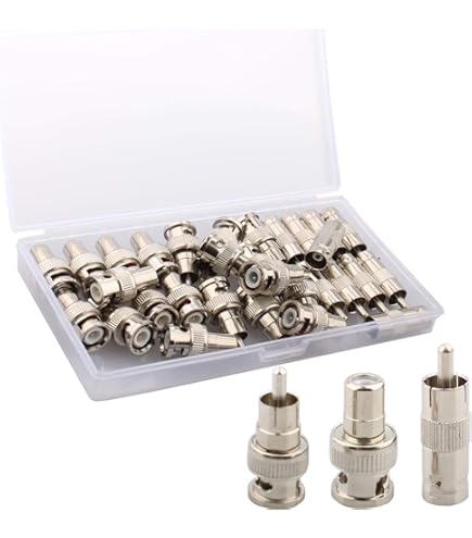 Adattatore BNC - Plug RCA-BNC Femmina-Femmina 10PZ - Foto 4