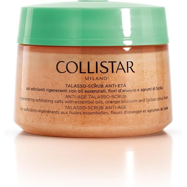 Talasso Körperpeeling Scrub – 600 Ml, Mit ätherischem Zitronenöl & Minzöl, Belebend & Aufhellend – Mit Reiskleieöl Für Glatte Haut