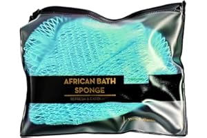 GOOWAFUR Afrikanischer Netz Schwamm Peeling Netz Afrikanisches Peelingnetz Körper Wäscher Bad Lappen Waschlappen Körperreinigung, Spa-Massage, Badetuch, Rückenwäscher für Damen und Herren