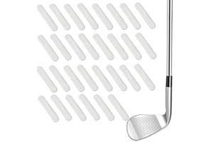 Thatyro 30PCS Golf Weighted Lead Tapes Self Adhesive Golf Lead Tape Strips Putter Lead Tape for Pickleball Paddles, Golf Clubs, Tennis Rackets (Silver)
