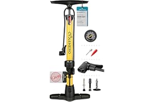 Fahrradpumpe alle Ventile Test SEHR GUT - 10 Jahre GARANTIE Leistungsstarke Fahrrad Pumpe Luft – Fahrrad Luftpumpe Französisc