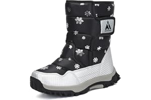 Mishansha Botas de Nieve para Unisex-niños Zapatos Invierno Forrados de Piel Botas Niñas Impermeables Calientes y Antideslizante
