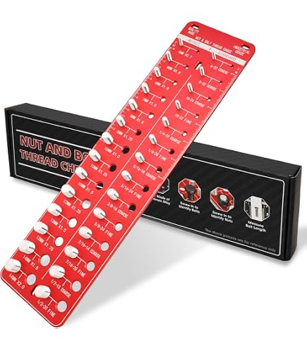 VCT Edelstahl Bohrlehre – 29 Loch Größenprüfer Für 1/16" Bis 1/2" Bohrer & Metrische Maße