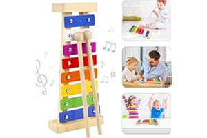 XiYee Xilofono Strumento Musicale, Colorati Strumento Xilofono per Bambini, Giocattoli Musicali per Bambino delle Ragazze dei Ragazzi per Bebe Regalo