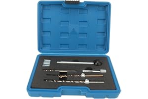 NAROOTE Injector Clamp Bolt Thread Repair Kit, High Hardness Injector Bolt Repair Kit, Metal Efficient, for CDi Engines