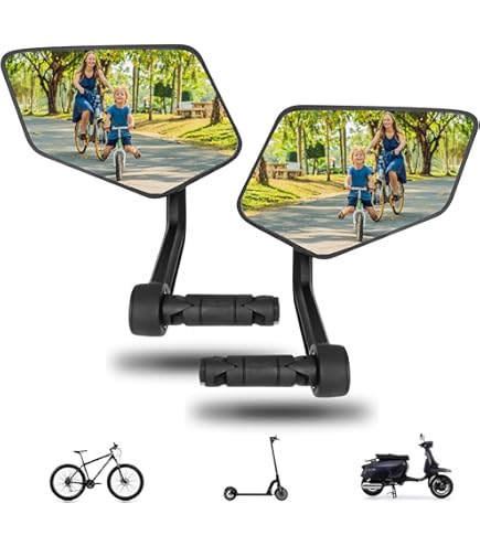Rétroviseur De Vélo Extra Large RBRL – Côté Gauche – Surface Résistante – Neuf
