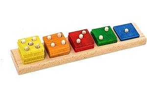 BSM edufun EF 5,1 cm Zählen bis Holz Spiel