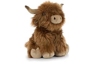 BARRADO - Vaca Highland Peluche Animales Salvajes Premium