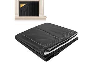 KOMSOUP Fireplace Blanket For Heat Loss 3 SIZES Fireplace Blocker Blanket, Fireplace Cover Draft Guard Stopper, Fireplace Vent Cover For Block Cold Air From Fireplace Vent, Save Energy Blanket For Winter