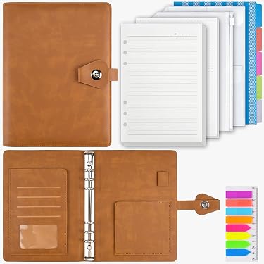 ZICOTO Esthetische 3-Ringmappen Set Van 2 - 3,5 Cm Met Bloemen Design Voor Kantoor & School