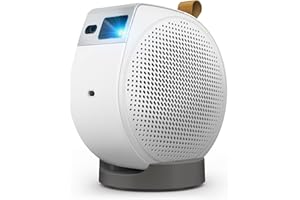‎BENQ BenQ GV50 1080p Laser Tragbarer Deckenprojektor mit Stativfuß, Drehbare Winkelprojektion, 500 ANSI Lumen, 18W Bass Bluetooth Lautsprecher, Google TV mit Netflix, Chromecast & AirPlay, Autofokus