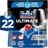 Finish Ultimate 22 Kaps&uuml;l Bulaşık Makinesi Deterjanı Tableti (1 x 22 Kaps&uuml;l)