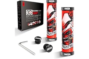 CNCLOL Manopole per Bici MTB,22mmm Manopole Bicicletta Silicone-Impugnature Manubrio Bici con Doppia Chiusura per MTB/BMX/Mountain Bike.