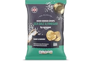 by Amazon Our Selection Hand Cooked Sea Salt & Vinegar Crisps, 150g