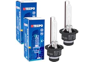 ‎TECPO TECPO 2X D2S Xenon Brenner Premium 12V-35W 4300K KALTWEIß Scheinwerfer-Lampe FERNLICHT ABBLENDLICHT P32d-2 E11