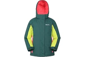 Mountain Warehouse Honey - Giacca da Sci Bambino - Giacca Resistente alla Neve, Polsini Regolabili, Rivestimento in Pile, invernale