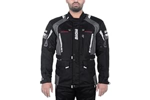 BÜCHII Buchii Motorcycle Jacket Motorbike Jacket Heavy Duty Cordura 600D Waterproof jacket Hi Vis Full Body Protective CE Armoured Winter Summer Biker Jacket motorbike jackets for men