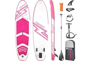 FBSPORT Inflatable Stand Up Paddle Boards,SUP Board,6" Thick Stand Up Paddle Boarding,Paddling Board for Youth & Adult,Surfboard,SUP with Adjustable Paddle/Backpack/Pump/Removable Fin