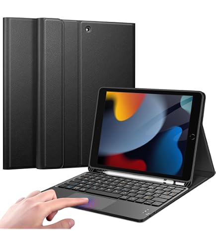 Clavier Bluetooth Amovible Pour IPad 10.2" & 10.5" - Rétroéclairage 7 Couleurs, AZERTY Français, Support Stylo - 8