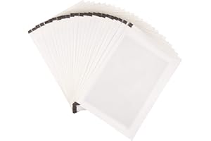 Amazon Basics Micro Cut Shredder Sharpening & Lubricant Sheets - Pack of 24, White