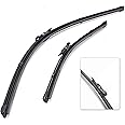 GOPINATH AUTOLINK CAR WIPER BLADE COMPATIBLE WITH PUNTO/LINEA 26''/15'' SET OF 2PCS