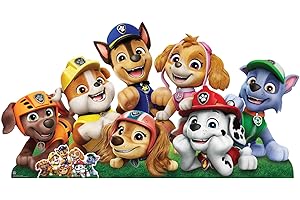 Star Cutouts SC4601 Paw Patrol Group Shot Wide 94cm Cardboard Cutout – Official Party Centrepiece for Birthdays, Playrooms & Kids Events