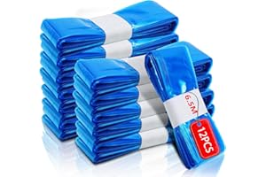 Bestash 6.5M Recambios Compatible con Tommee Tippee 12 Piezas,Longitud Extendida, Engrosada Recambio Papelera Pañales Compatible con Tommee Tippee,Angelcare, Foppapedretti,LitterLocker, etc.