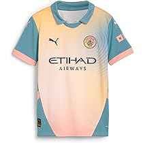 PUMA Manchester City FC Kids 2024/25 Definitely City Jersey - Pink