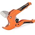 Bates- PVC Pipe Cutter, Cuts up to 1-1/4", Ratcheting PVC Pipe Cutter Tool, Pipe Cutters PVC, PVC Pipe Shears, PVC Cutter, Plastic Pipe Cutter, PEX Pipe Cutter, PVC Cutter Tool, PVC Ratchet Cutter
